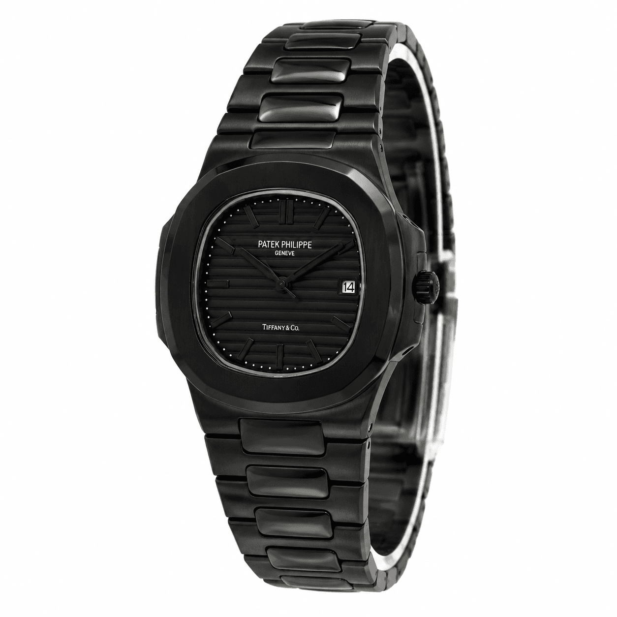 ساعت زنانه پتک فیلیپ ناتیلوس | مدل Patek 6041-L | تمام مشکی لوکس