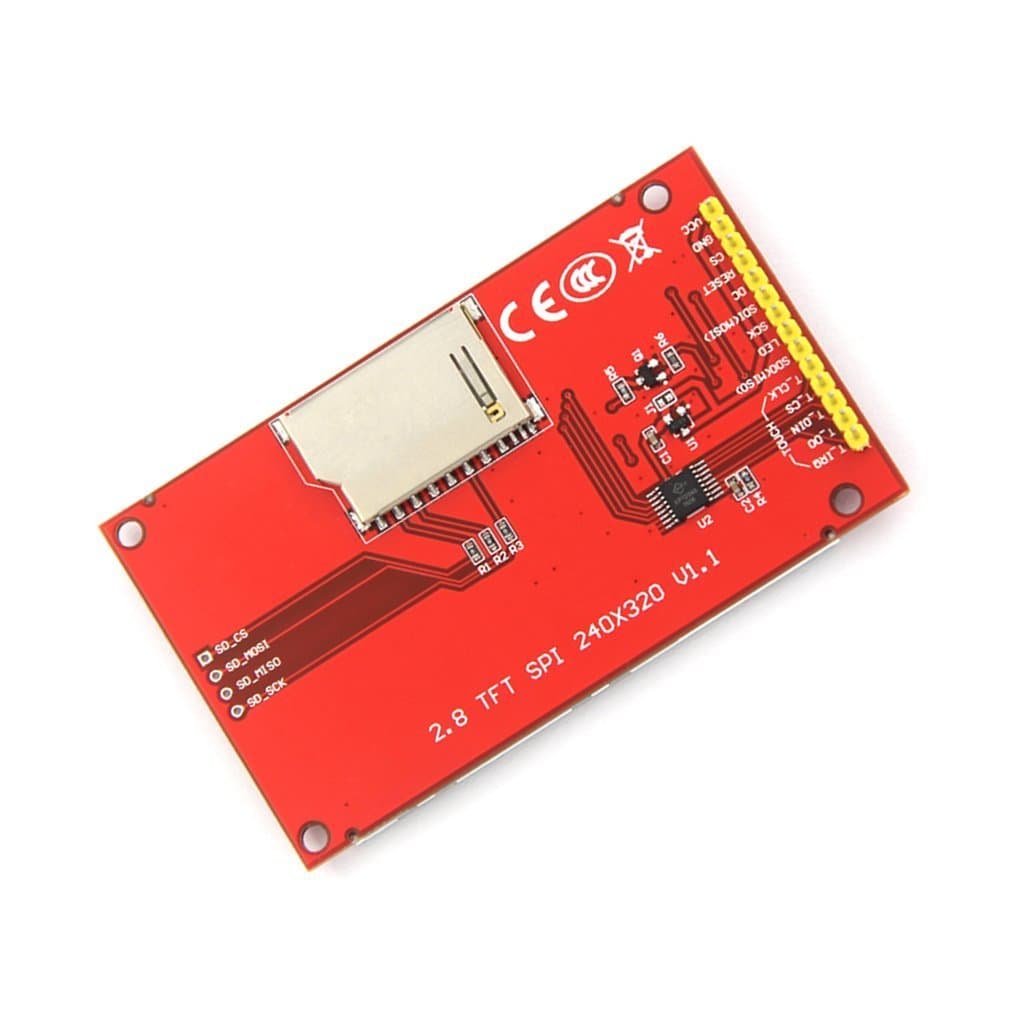 نمایشگر LCD TFT 2.8″ SPI با درایور ILI9341 با تاچ مدل MSP2807 — تصویر ۲