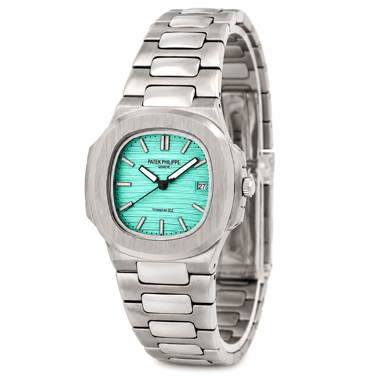 ساعت پتک فیلیپ زنانه ناتیلوس | مدل Patek 8407-L | صفحه تیفانی