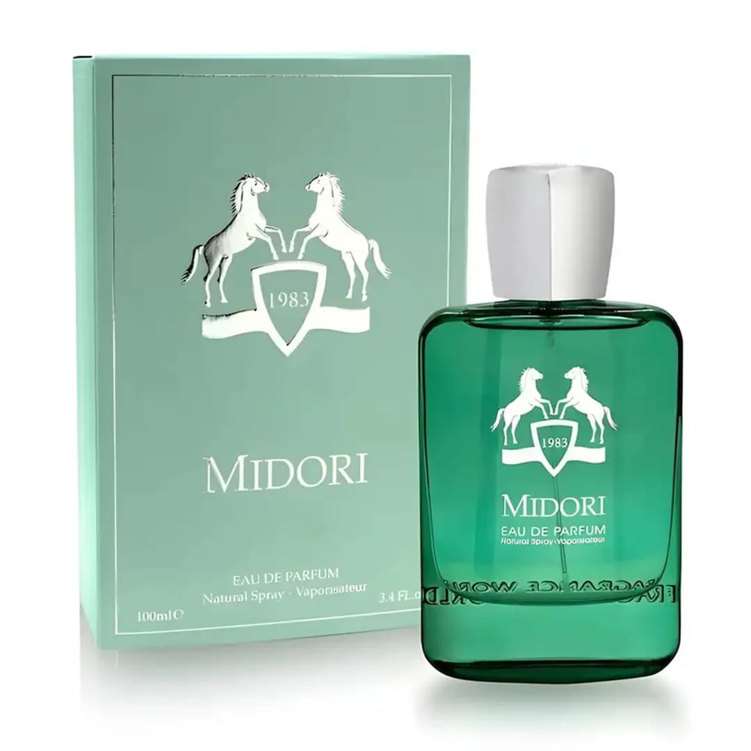 ادکلن میدوری فرگرنس ورد مشابه رایحه مارلی گرینلی حجم 100 میلی لیتر اورجینال | Fragrance World Midori