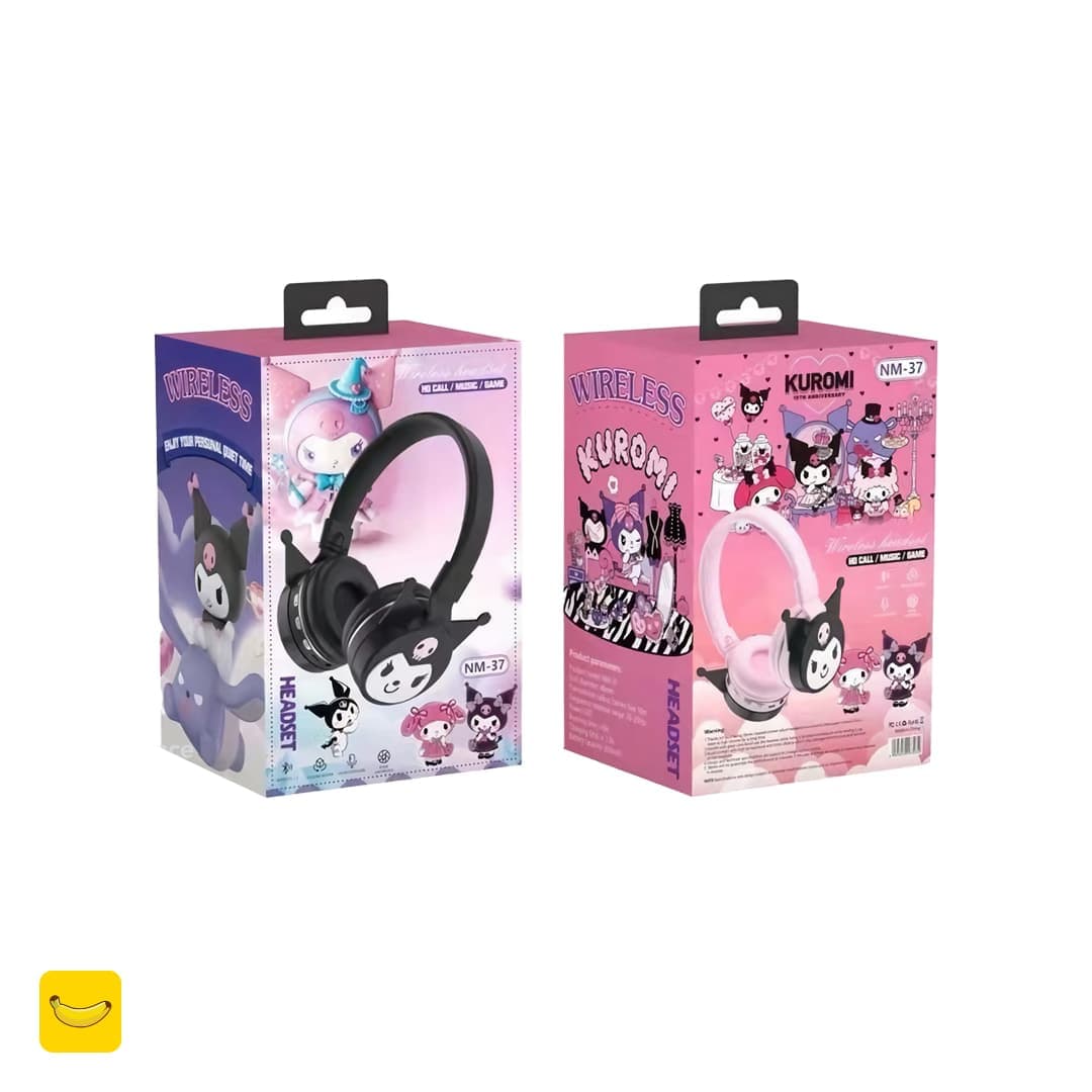 هدفون بلوتوثی فانتزی مدل NM-37 طرح کرومی — تصویر ۳