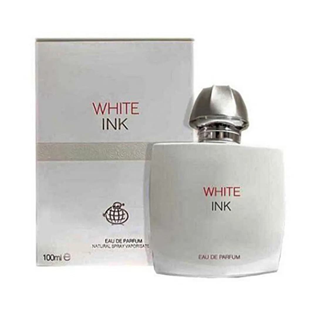 ادکلن وایت اینک فرگرنس ورد مشابه رایحه لالیک وایت سفید حجم 100 میلی لیتر اورجینال | Fragrance world White ink