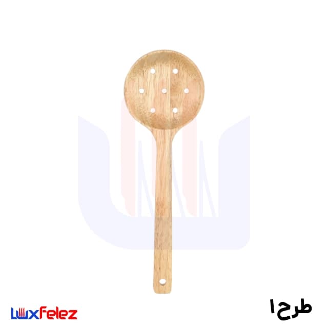 کفگیر چوبی عروس نوین مدل رابر