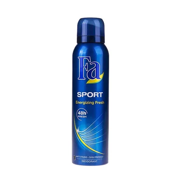 اسپری دئودورانت مردانه فا مدل Sport حجم 150 میل