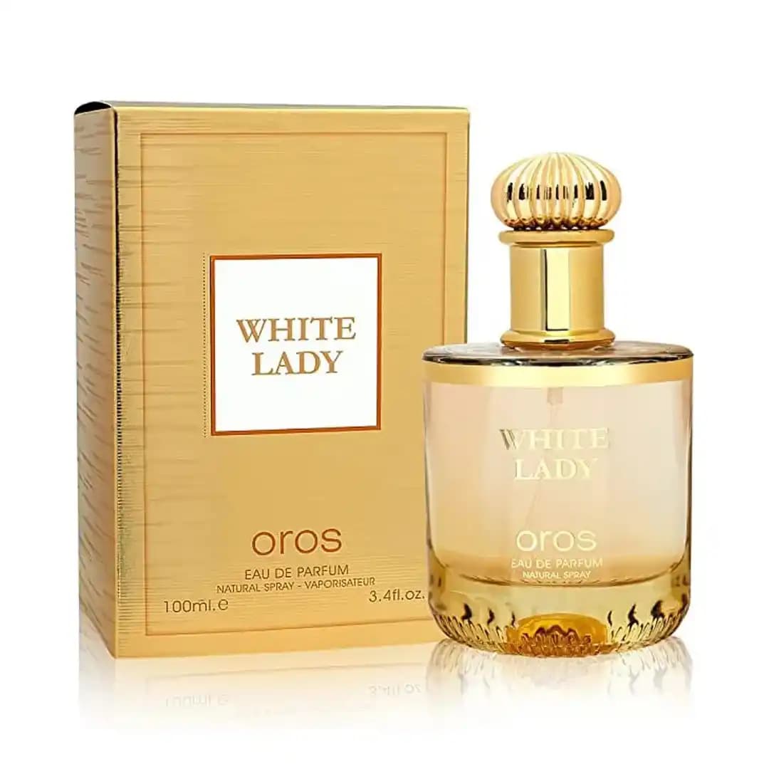ادکلن وایت لیدی اروس فرگرنس ورد حجم 100 میلی لیتر اورجینال | Fragrance world Whit Lady Oros