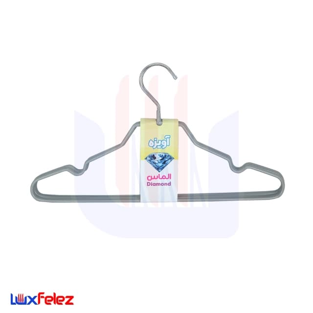 چوب لباسی الماس مدل آویزه روکش دار — تصویر ۴