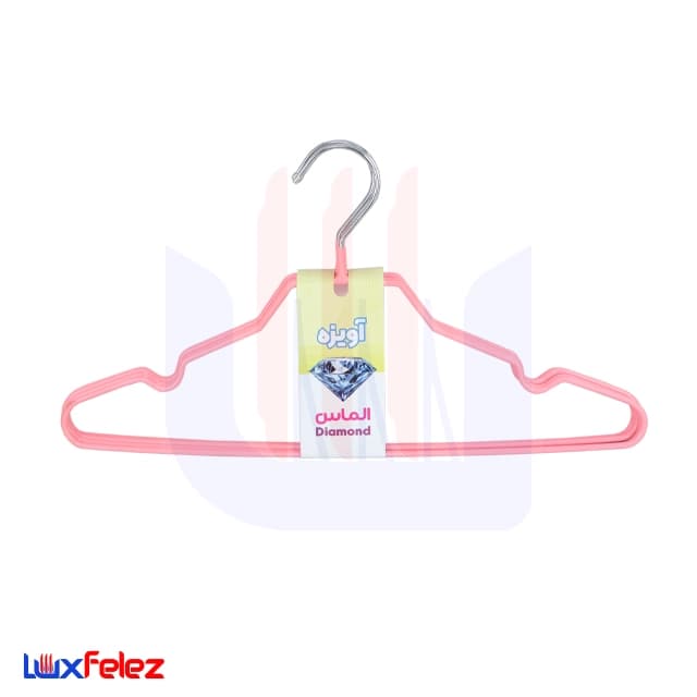 چوب لباسی الماس مدل آویزه روکش دار — تصویر ۸