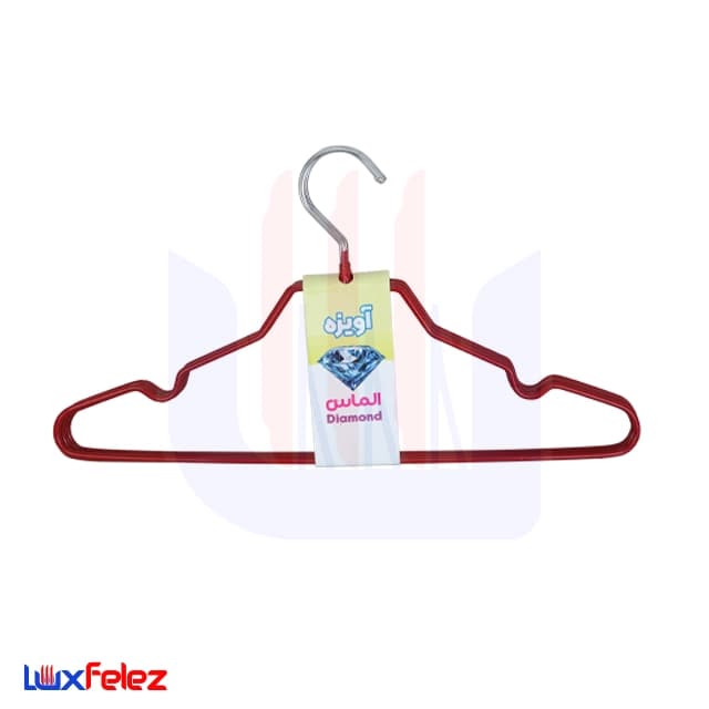 چوب لباسی الماس مدل آویزه روکش دار