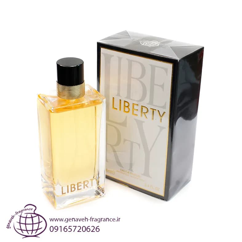 ادکلن فراگرنس ورد لیبره liberty مشابه ایو سن لورن لیبر حجم 100 میل