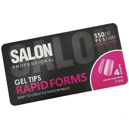ژلیکس قالب دائمی کاشت ژل ناخن 550 عددی سالن salon — تصویر ۵
