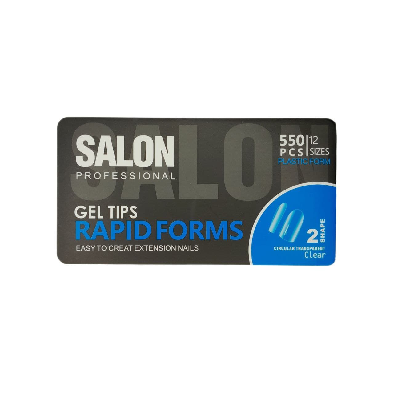 ژلیکس قالب دائمی کاشت ژل ناخن 550 عددی سالن salon
