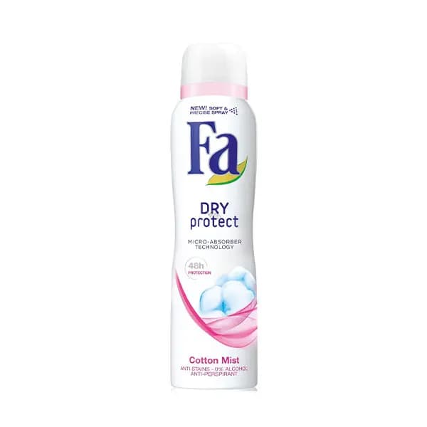 اسپری دئودورانت زنانه فا مدل Dry Protect حجم 150 میل