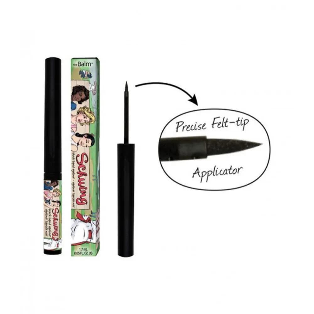 خط چشم ماژیکی مشکی دبالم THE BALM مدل SCHWING آمریکا اورجینال — تصویر ۲
