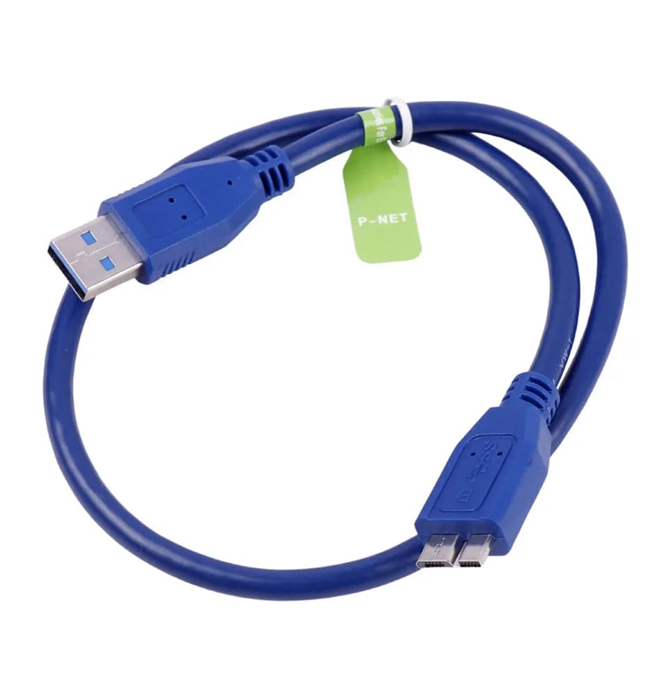 کابل هارد پی نت P-NET USB 3.0 متراژ 50 CM — تصویر ۲