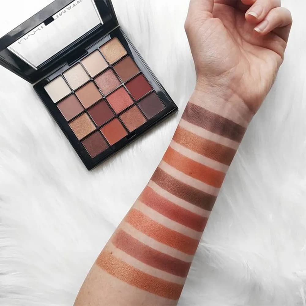 پالت سایه چشم نیکس NYX مدل Warm Neutrals Ultimate Shadow Pallette اورجینال — تصویر ۳