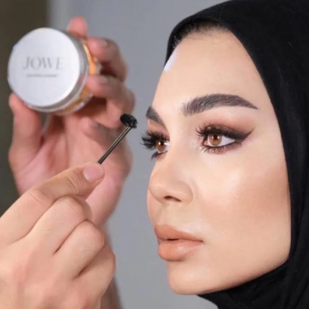 ژل ابرو جوو JOWE فرم‌دهنده و تقویت‌کننده حرفه‌ای بدون سفیدک با روغن‌های طبیعی و ویتامین E اورجینال — تصویر ۴