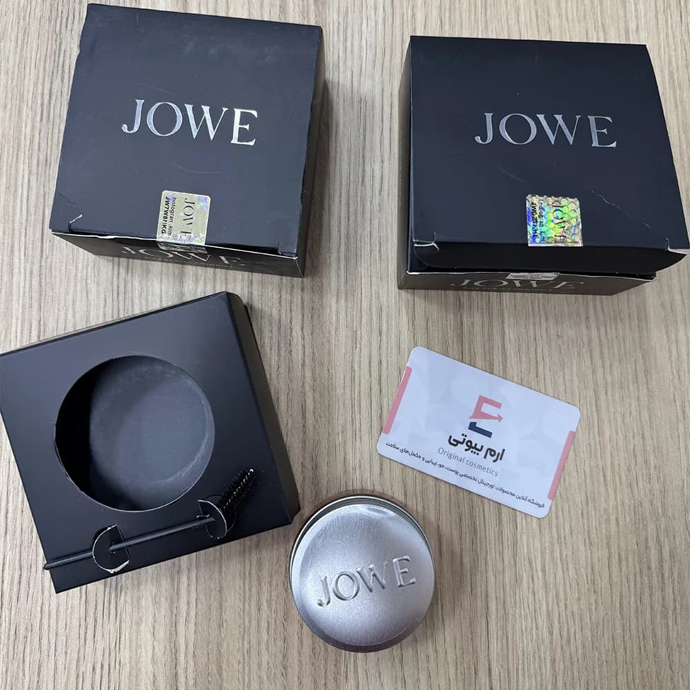 ژل ابرو جوو JOWE فرم‌دهنده و تقویت‌کننده حرفه‌ای بدون سفیدک با روغن‌های طبیعی و ویتامین E اورجینال — تصویر ۲