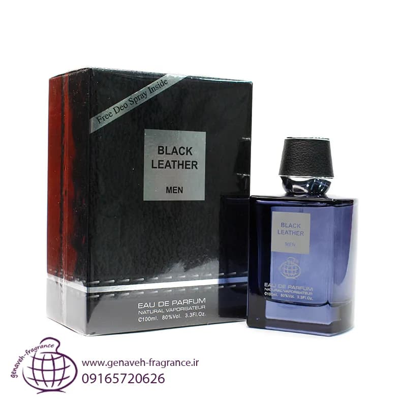 ادکلن فراگرنس ورد بلک لدر Black Leather حجم 100 میل