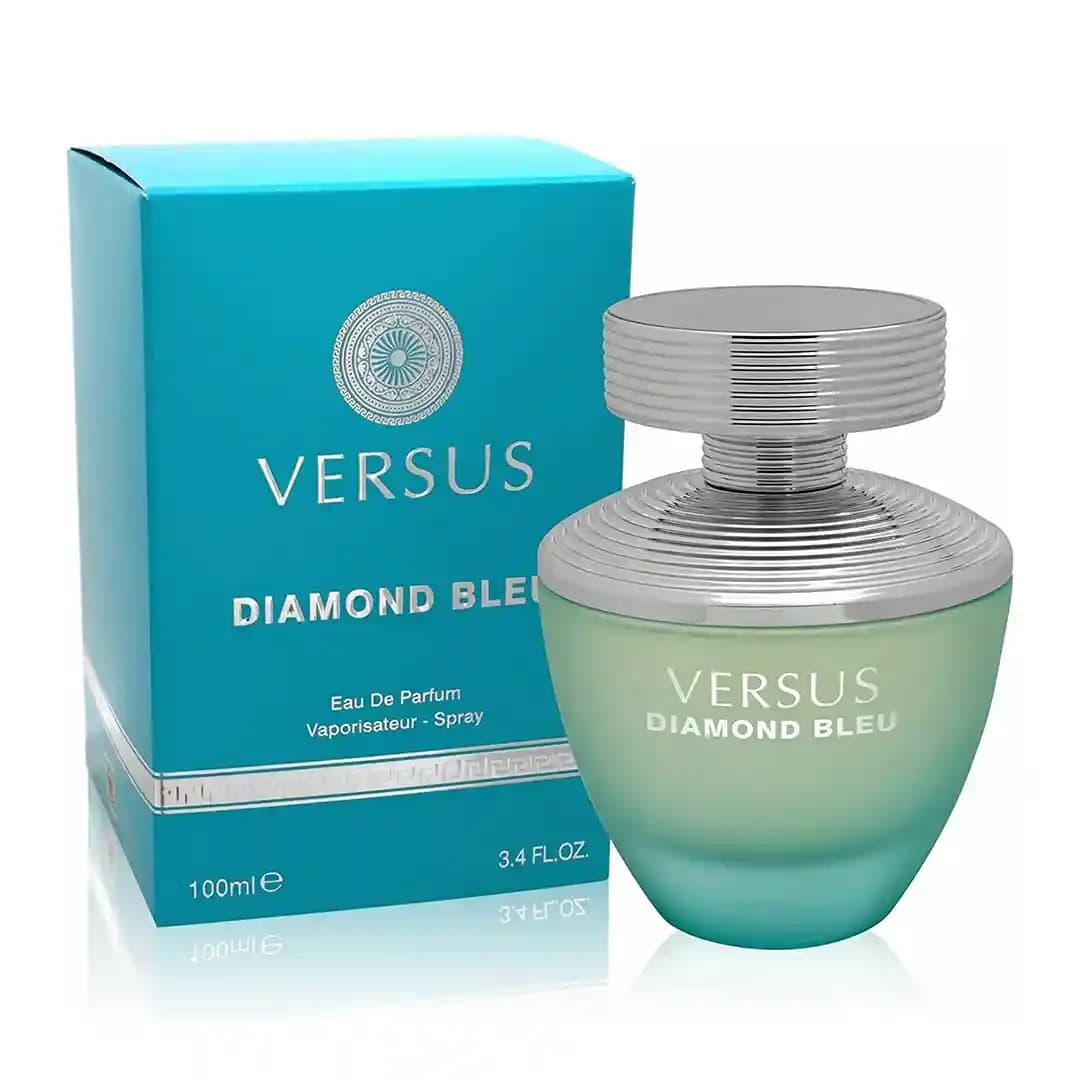ادکلن ورسوس دیاموند بلو فرگرنس ورد حجم 100 میلی لیتر اورجینال | Fragrance World Versus Diamond Bleu