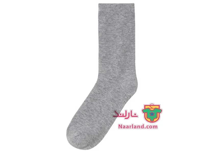 مجموعه ۷ جفتی جوراب ساق دار Pepperts آلمان سفید سرمه ای خاکستری ساده — تصویر ۲