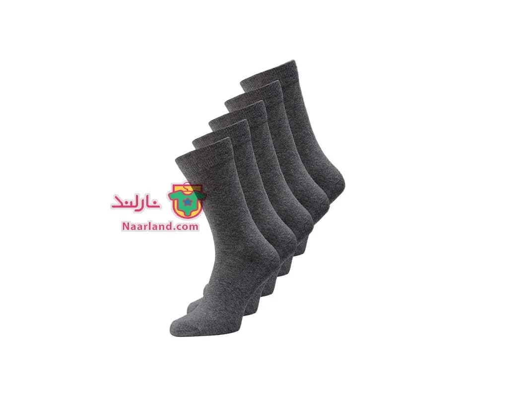 مجموعه ۵ جفتی جوراب ساق دار Pepperts آلمان طوسی
