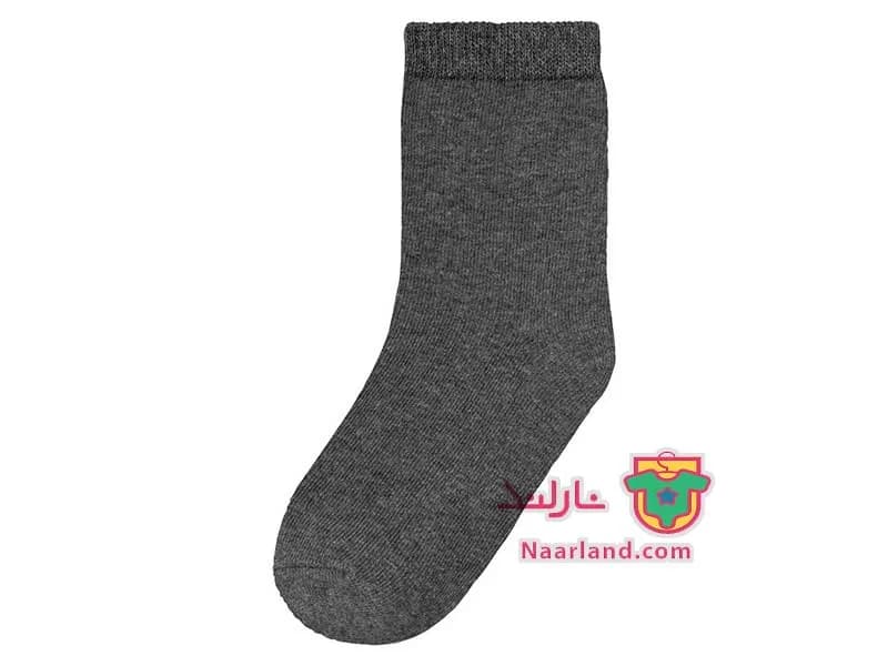 مجموعه ۵ جفتی جوراب ساق دار Pepperts آلمان طوسی — تصویر ۲