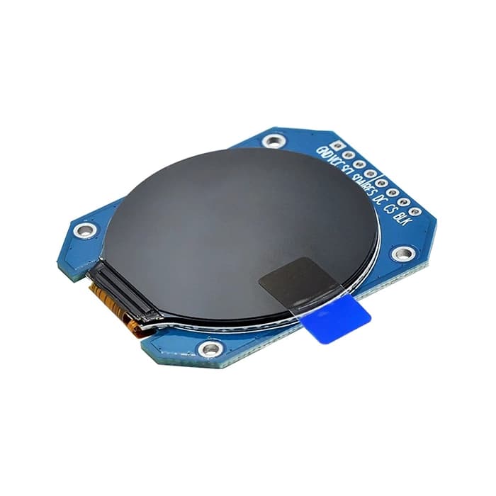 ماژول نمایشگر گرد TFT فول کالر 1.28 اینچ با درایور GC9A01 — تصویر ۲