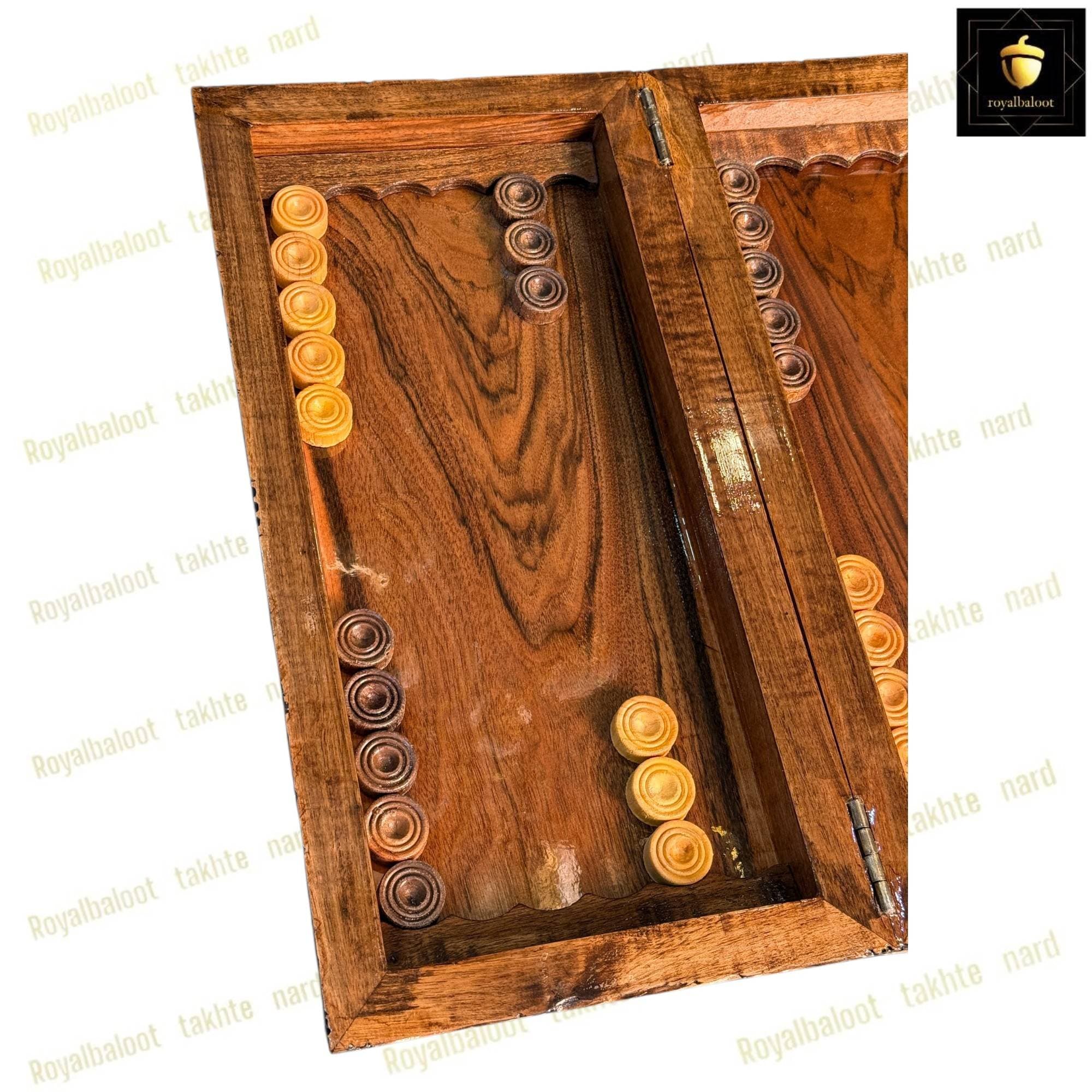 تخته نرد تک بازی ریشه 40 سانتی کد 681 — تصویر ۵