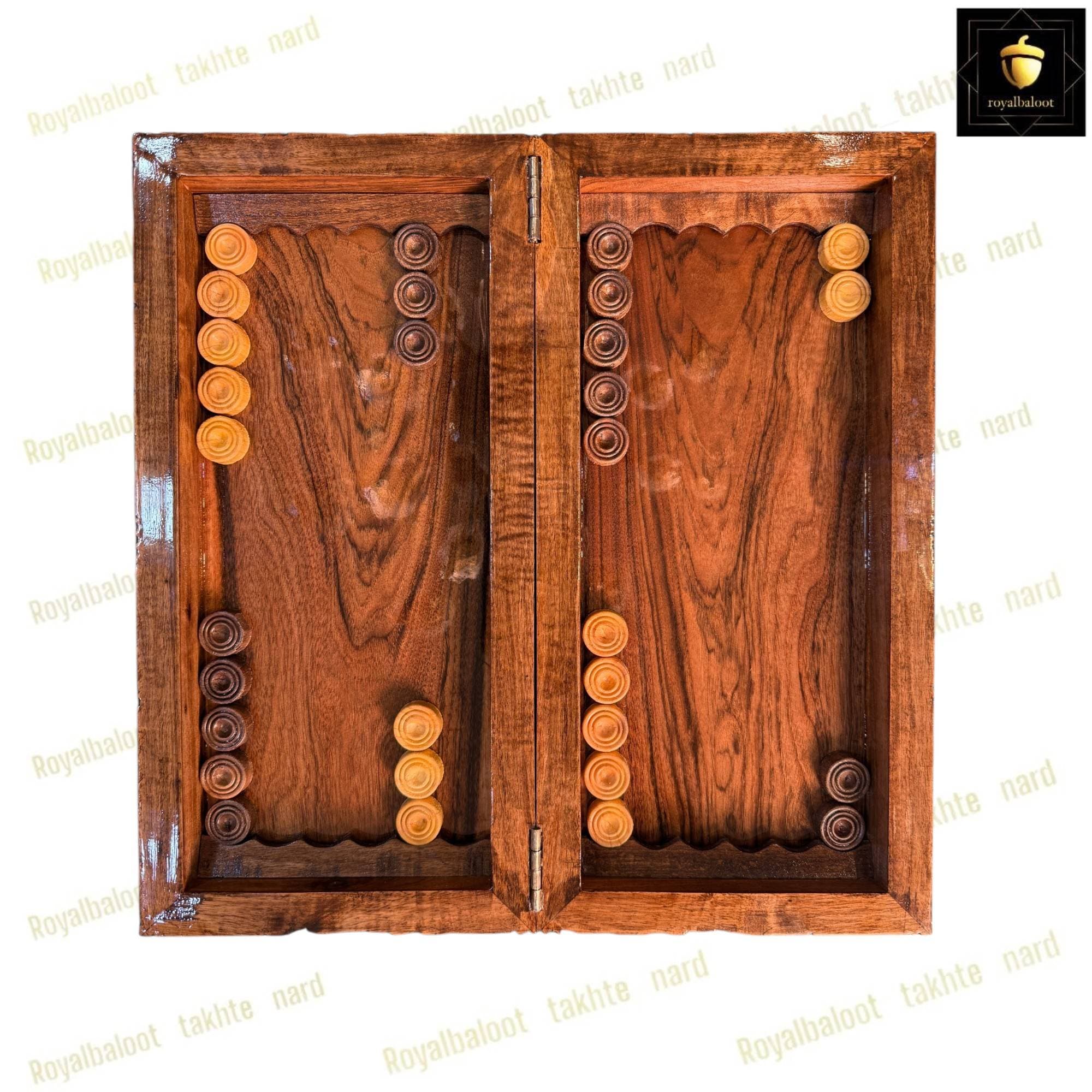 تخته نرد تک بازی ریشه 40 سانتی کد 681 — تصویر ۳