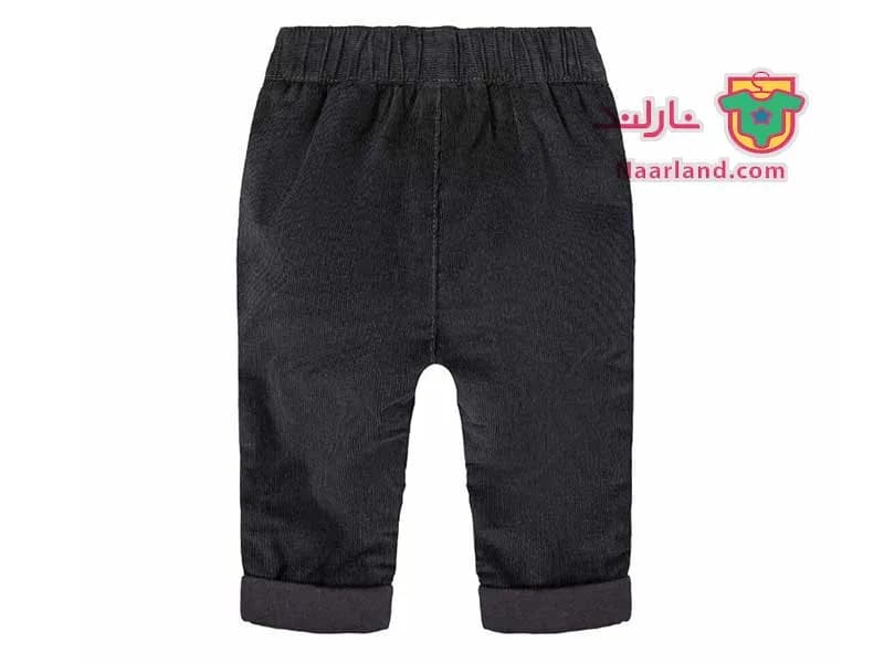 شلوار مخمل کبریتی لوپیلو (Lupilu) رنگ نوک مدادی تیره — تصویر ۲