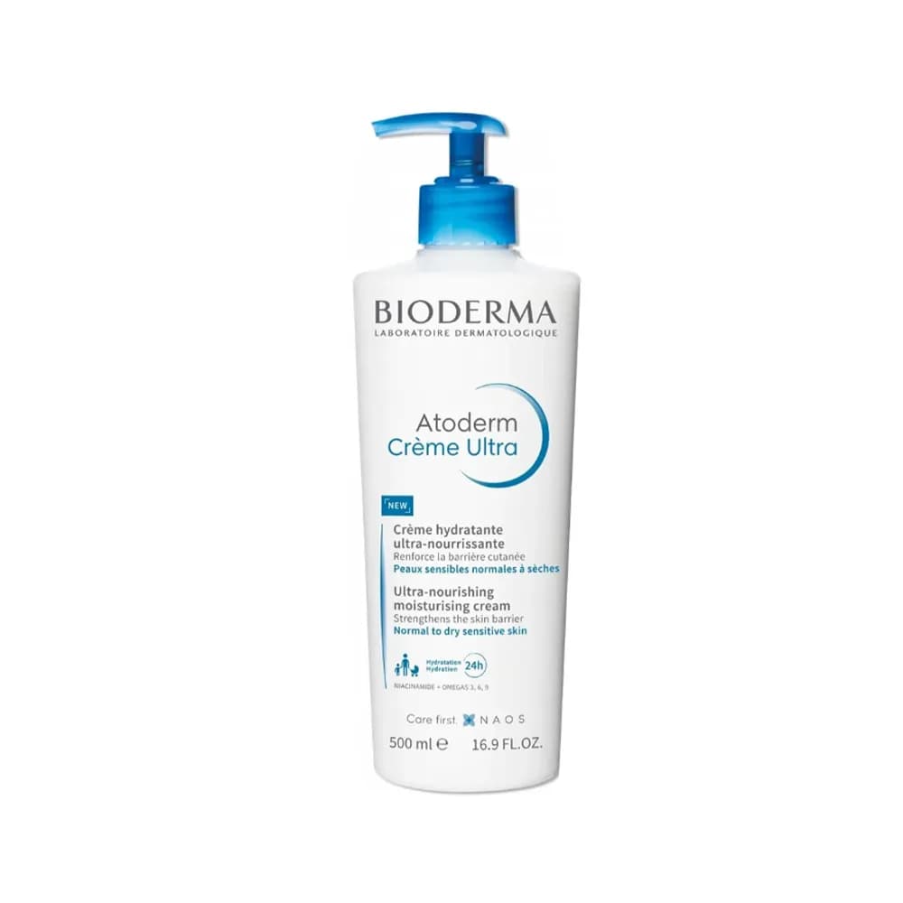 کرم مرطوب کننده و مغذی بایودرما BIODERMA مدل اتودرم ATODERM حجم 500 میل | پوست نرمال و خشک حساس اورجینال