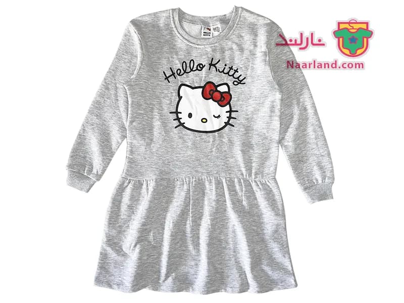 تونیک دورس داخل کرک خاکستری طرح Hello Kitty — تصویر ۴