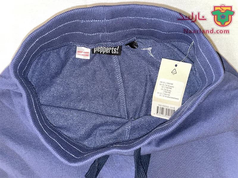 شلوار اسلش دورس پپرتس آلمان ( Peppetrs ) آبی نیلی ساده — تصویر ۳