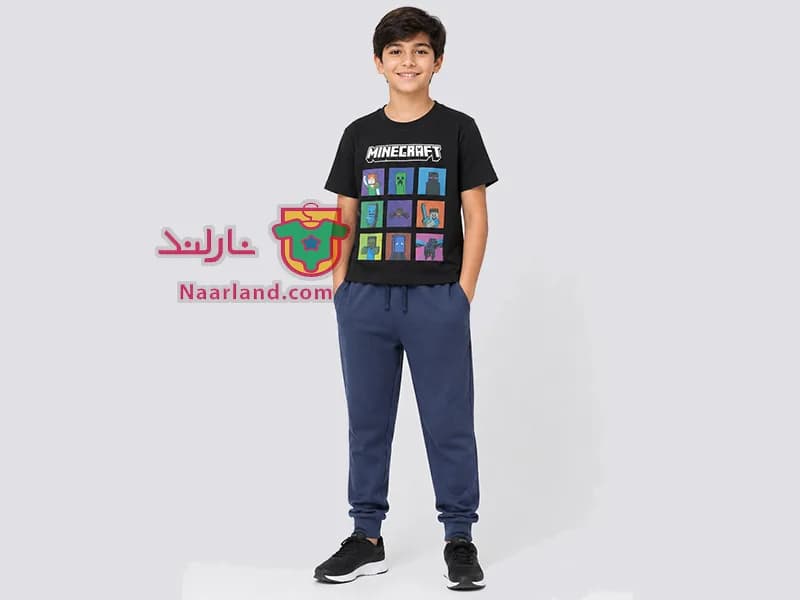شلوار اسلش دورس پپرتس آلمان ( Peppetrs ) آبی نیلی ساده — تصویر ۲