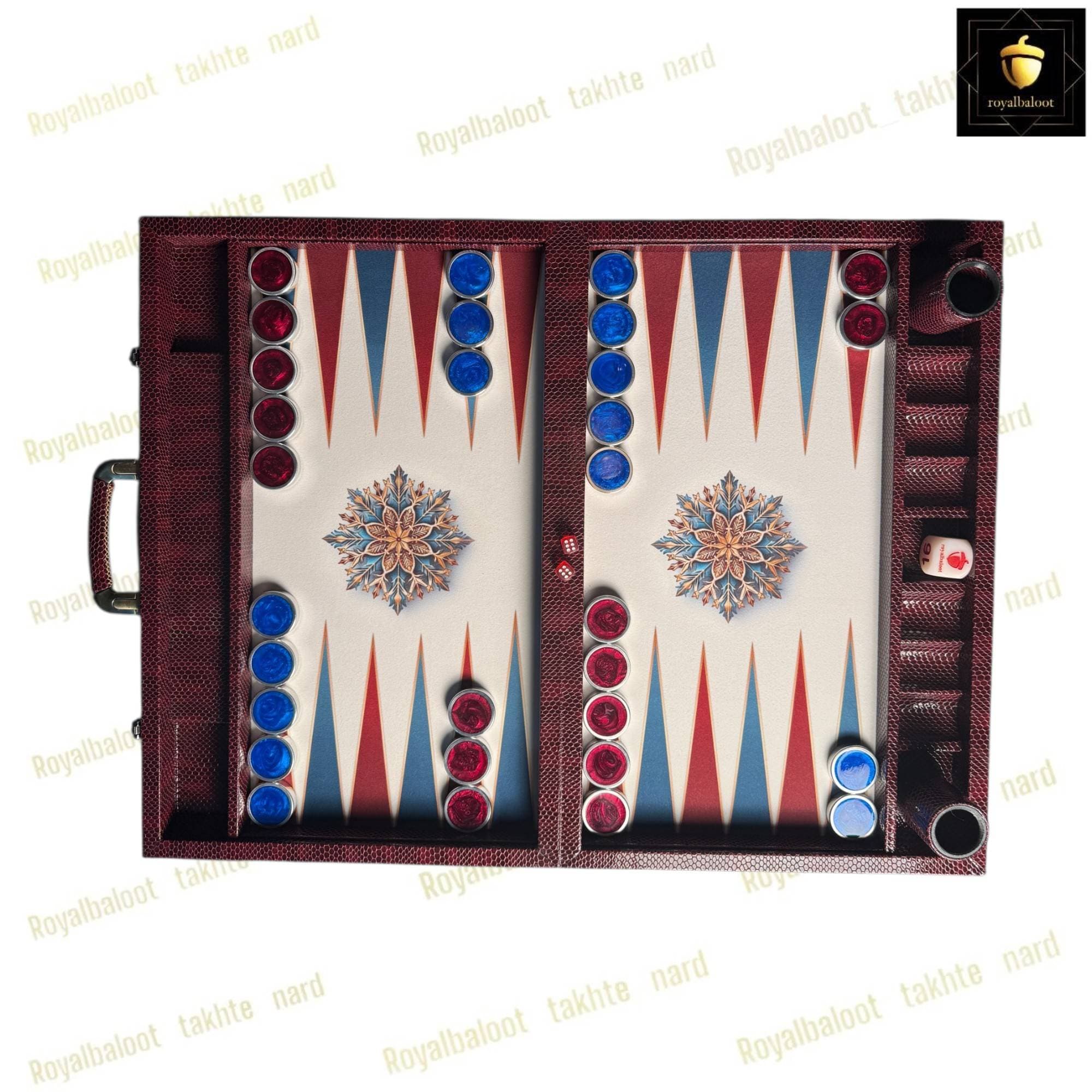 تخته نرد مدرن طرح برف کد 665