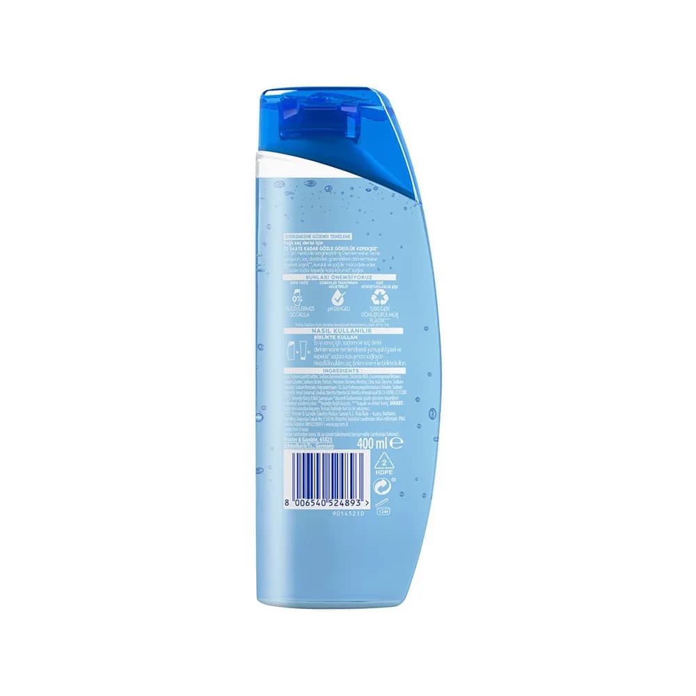 شامپو هد اند شولدرز ضد شوره Head and Shoulders مدل Buz Serinligi نعنایی حجم 400 میل — تصویر ۲