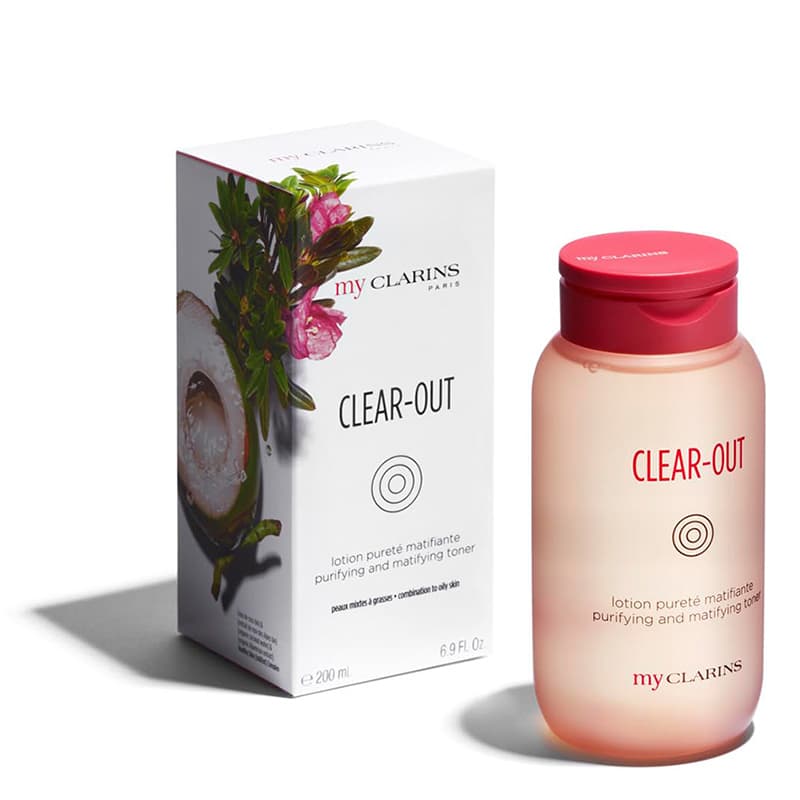 تونر پاک کننده و مات کننده کلیر اوت کلارنس My Clarins حجم 200 میل اصل فرانسه — تصویر ۸