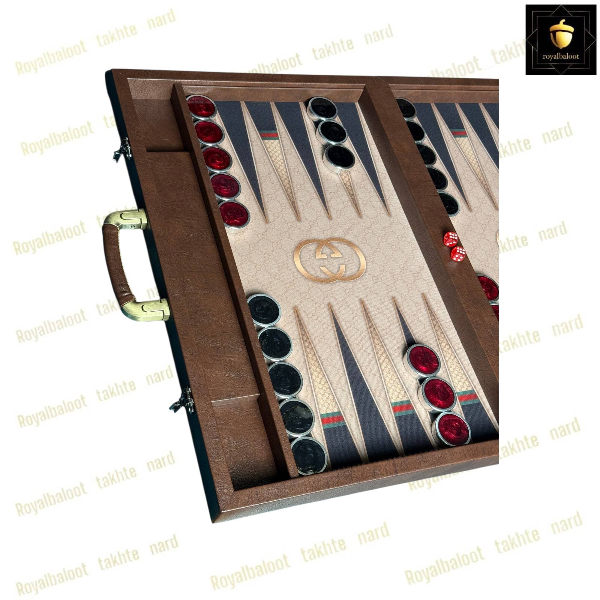 تخته نرد مدرن طرح گوچی کد 651 — تصویر ۳