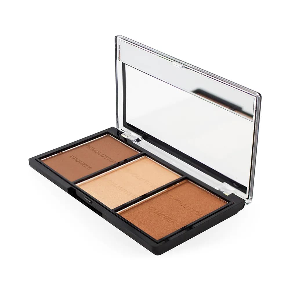 پلت رژگونه و هایلایتر و برانزر رولوشن مدل Ultra Sculpt & Contour — تصویر ۳