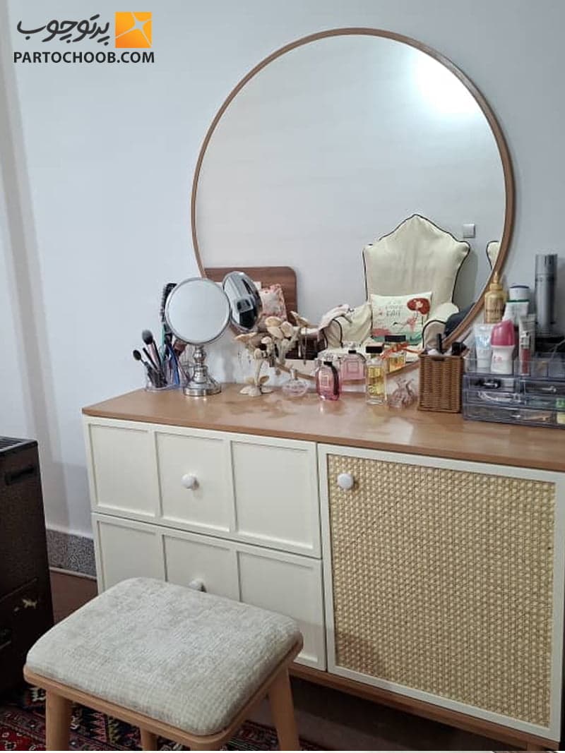 میز آرایش کلاسیک مدل نورا — تصویر ۲