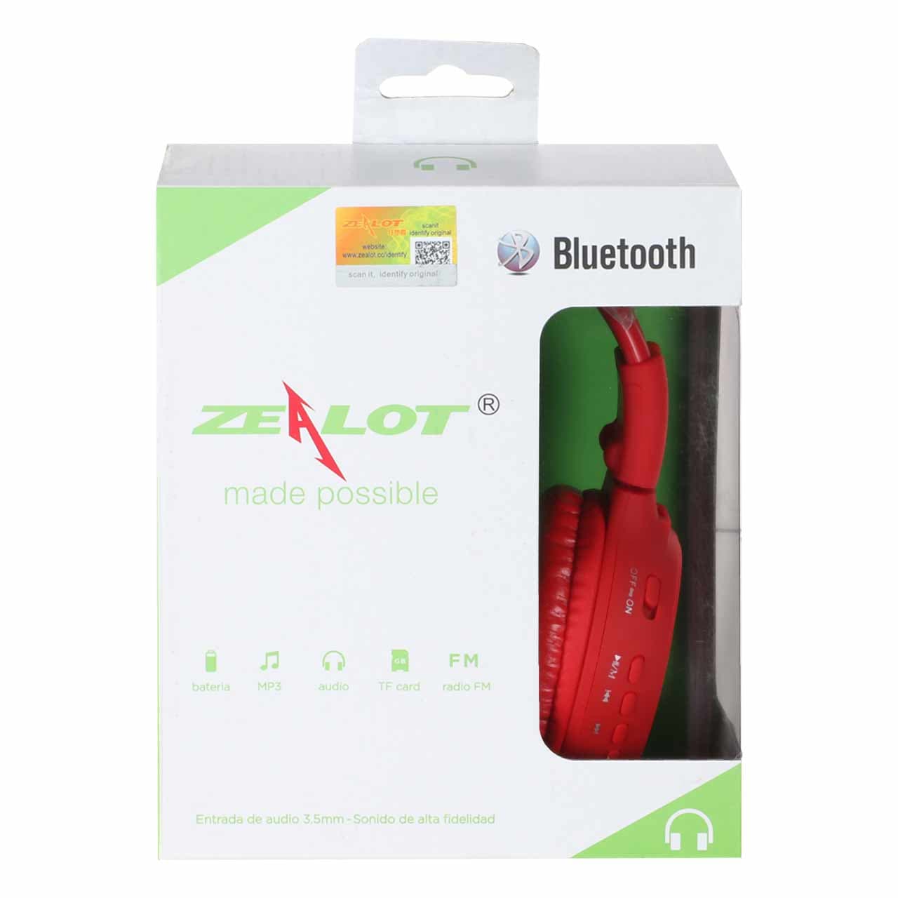 هدفون بی سیم ZEALOT مدل B570C – صورتی — تصویر ۸
