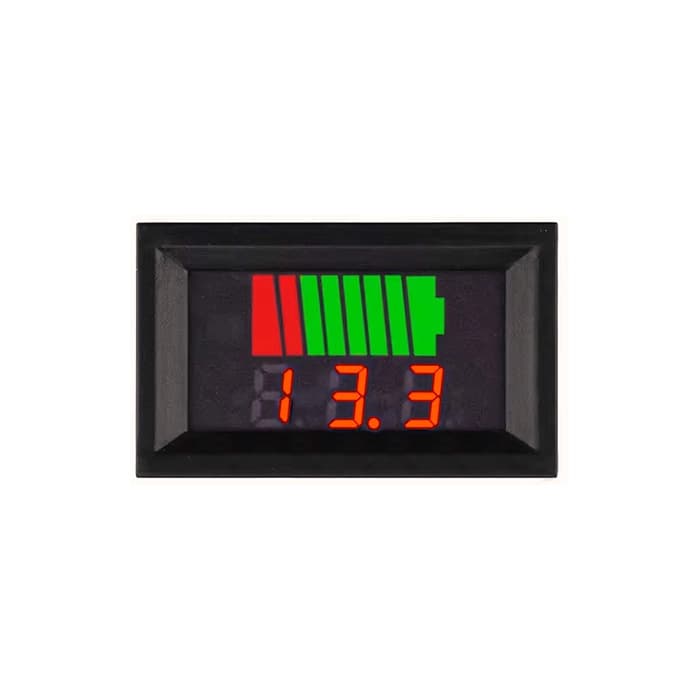 نمایشگر سطح و ولتاژ 12 تا 60 ولت (ولت متر مناسب باتری)