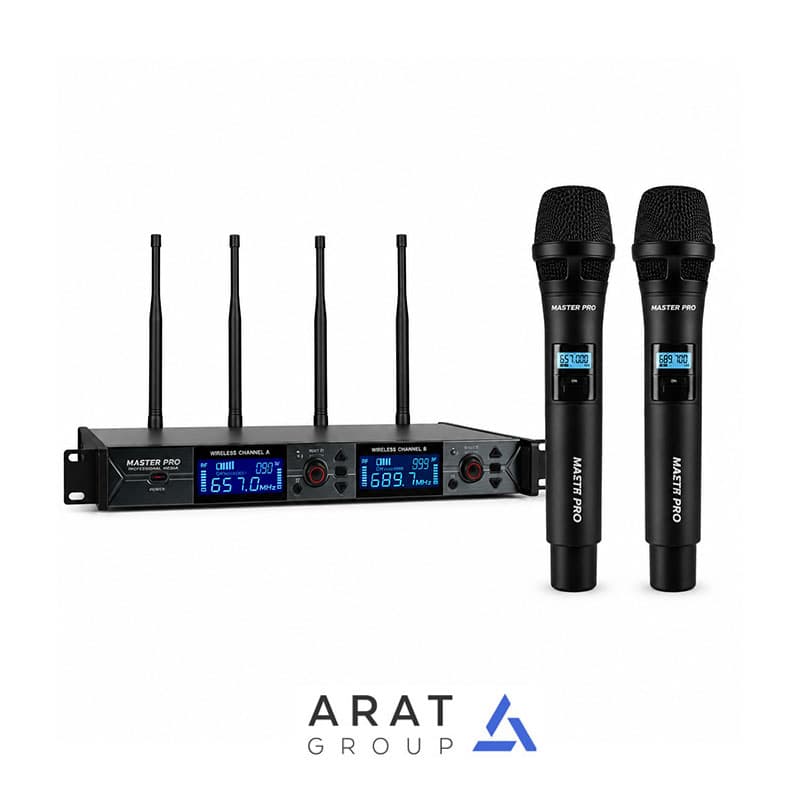 میکروفن بی‌سیم دستی مستر پرو مدل WM4300AA