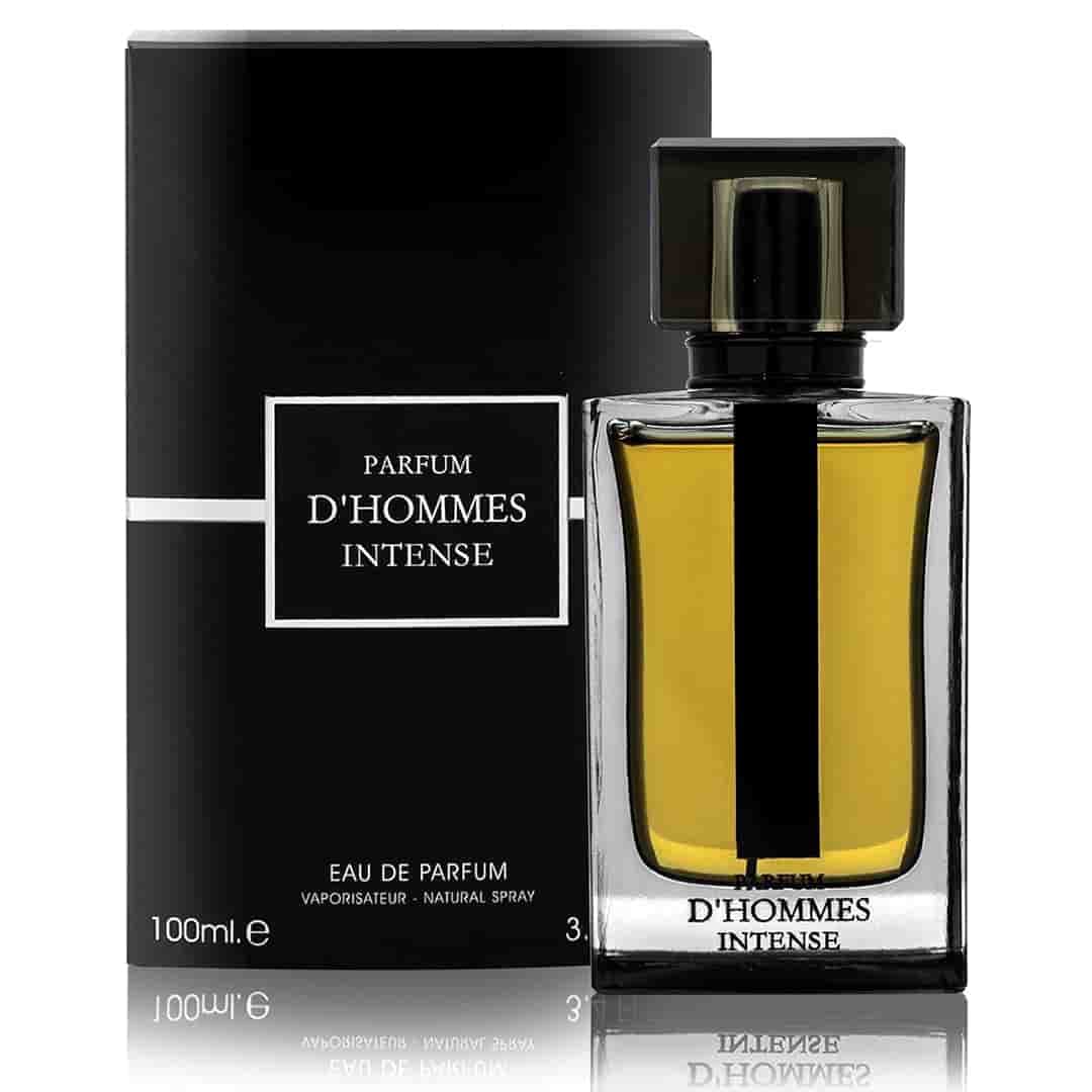 ادکلن د هوم اینتنس فرگرنس ورد مشابه رایحه دیور هوم اینتنس حجم 100 میلی لیتر اورجینال | Fragrance world Parfum D’hommes Intense