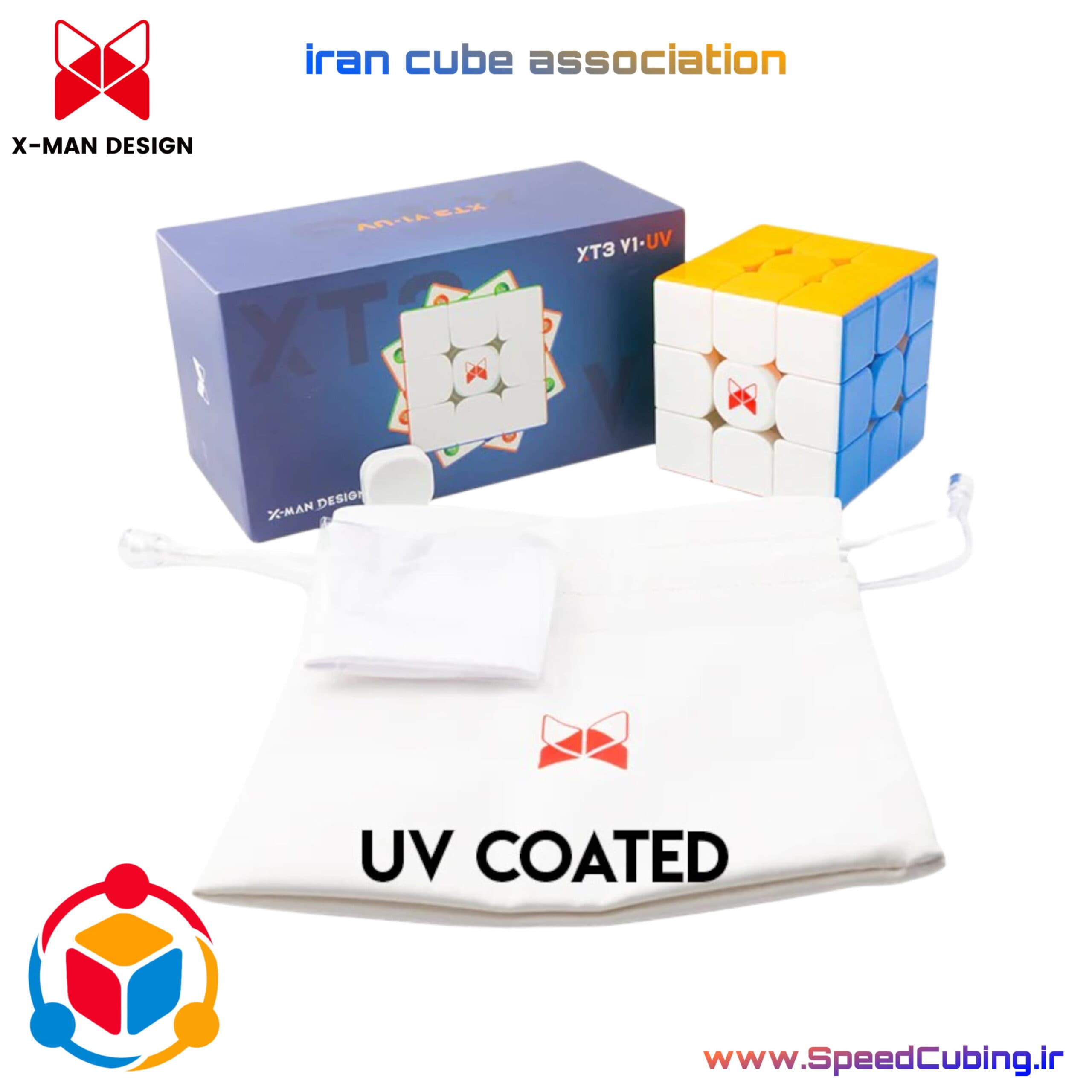 روبیک 3×3 کای وای ایکس من XT3 ورژن 1 مگلو یو وی – نسخه پایونیر — تصویر ۶
