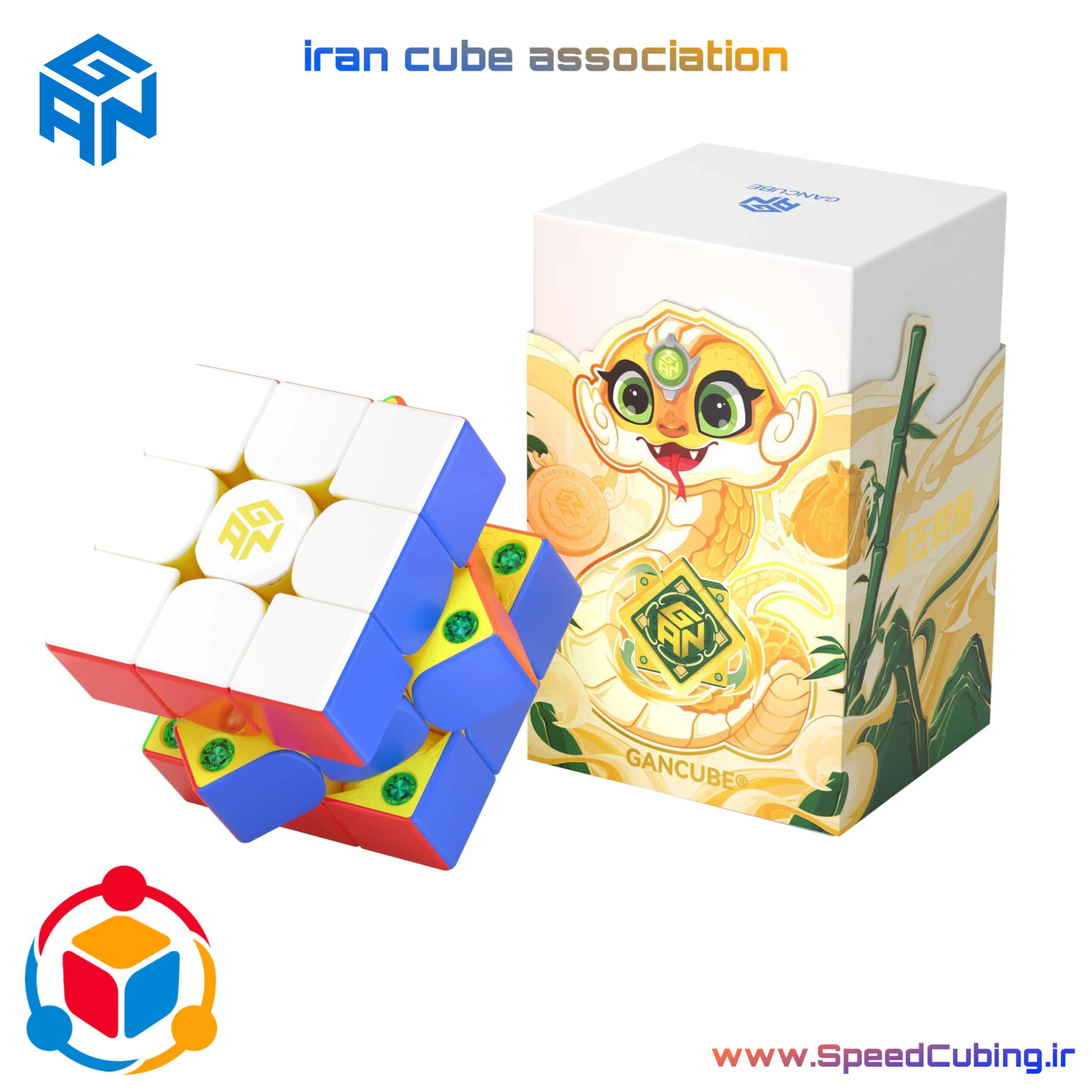 روبیک 3×3 گن 356 ام ای لیمیتد ادیشن 2025 — تصویر ۳