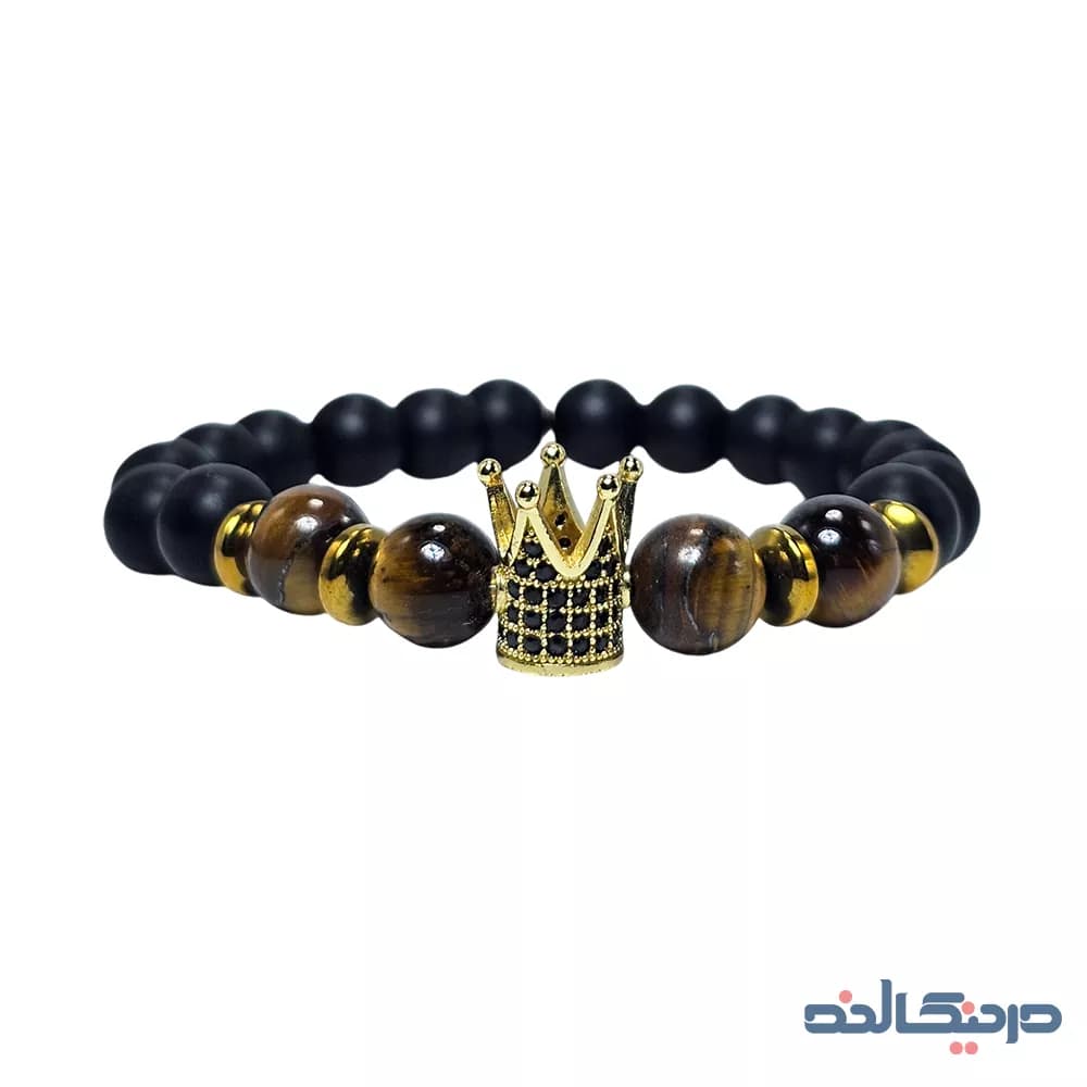 دستبند ست چشم ببر و تاج سواروسکی + اصل — تصویر ۴