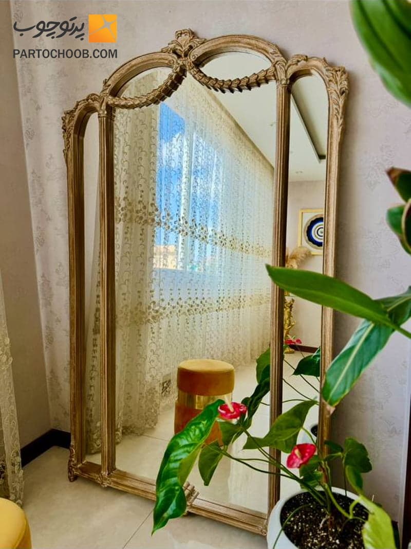 آینه قدی کلاسیک مدل مهتاب — تصویر ۵