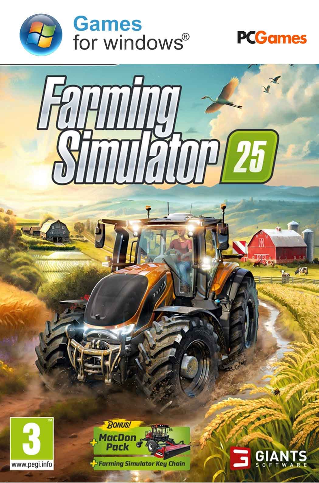بازی کامپیوتر Farming Simulator 25 شبیه ساز مزرعه