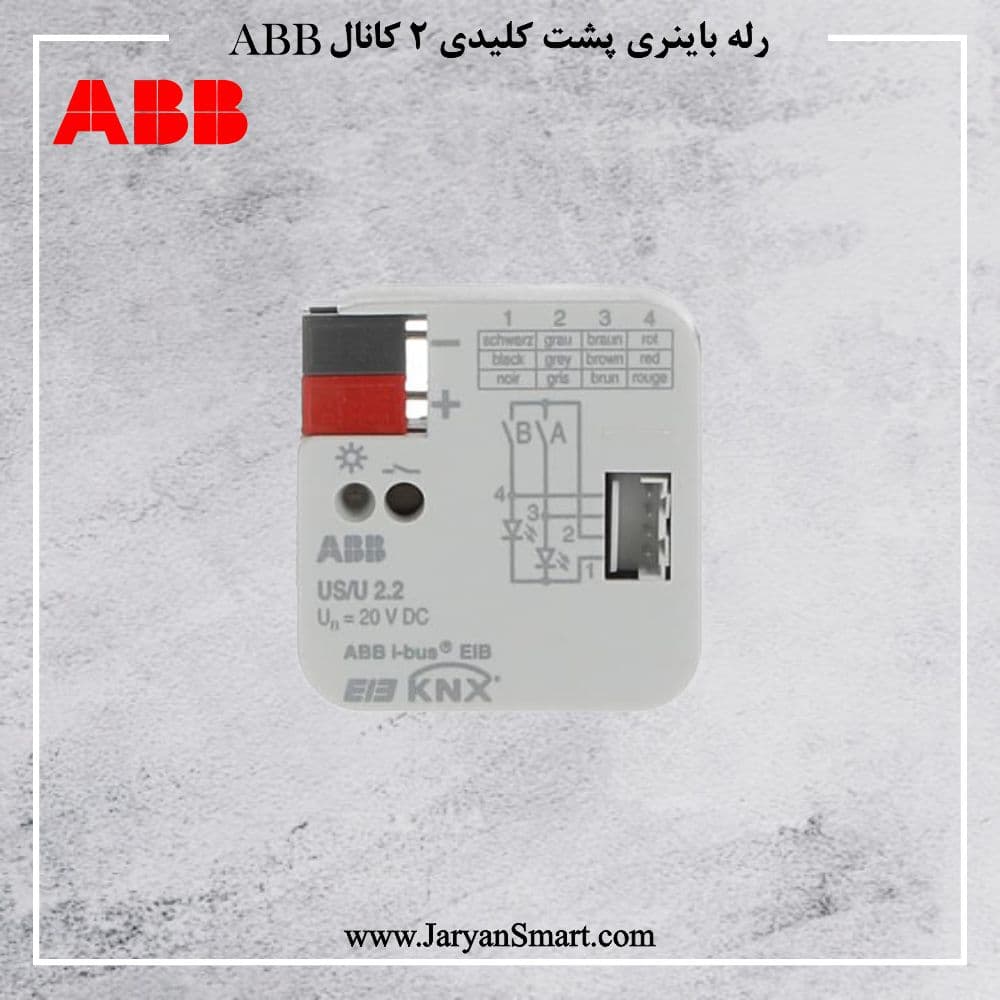باینری اینپوت 2 کانال ABB ای بی بی US/U2.2 — تصویر ۲